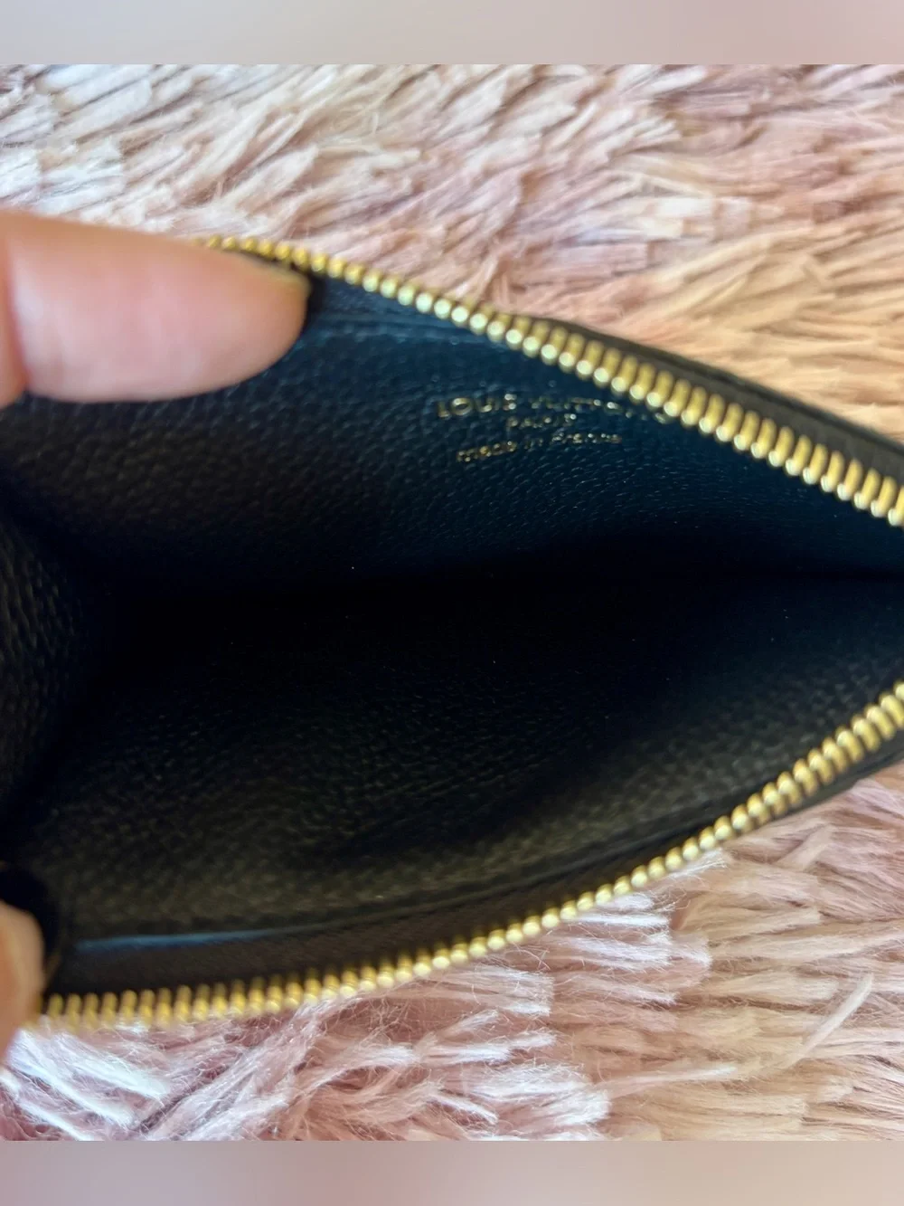 NWT Louis Vuitton Romy Card Holder Monogram Empriente Leather Black - Picture 7 of 10